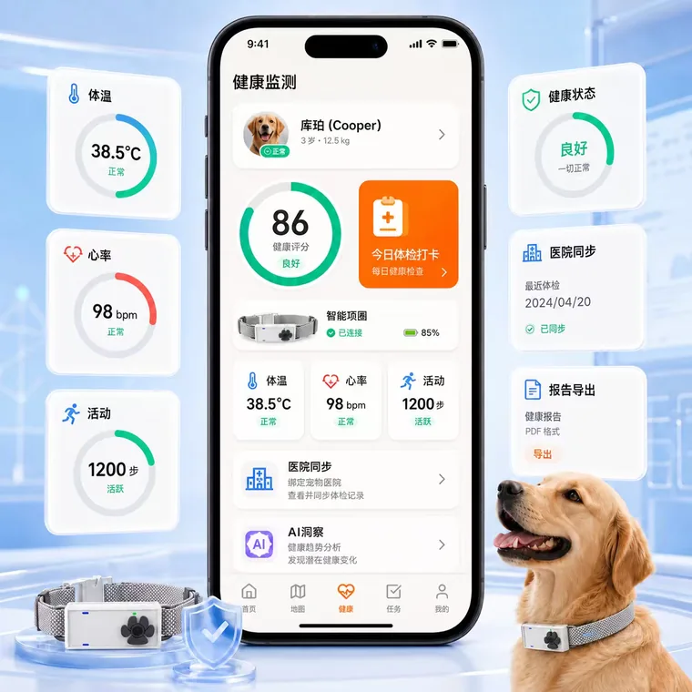 健康监测界面